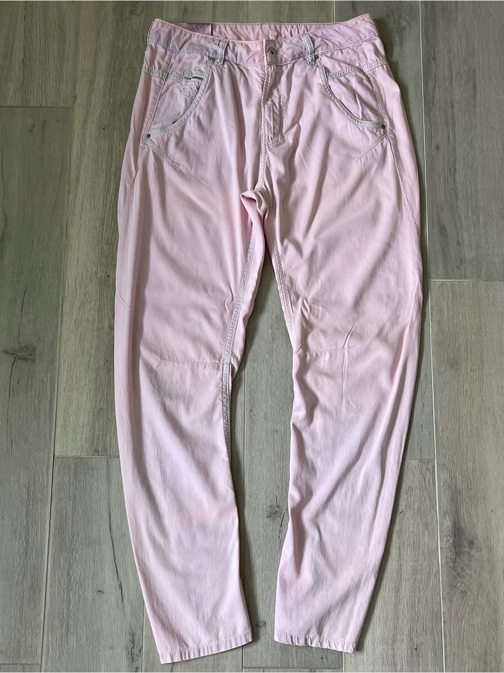 Diesel Fayza JoggJeans Pink Boyfriend Tapered Jeans Pants W26 - Picture 4 of 15